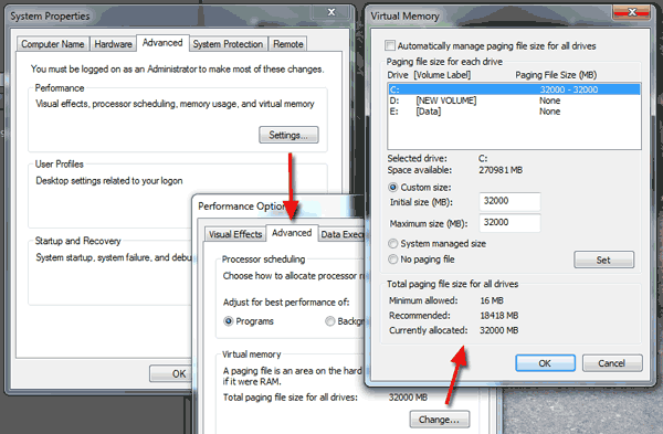 Computer Memory Problems Vista